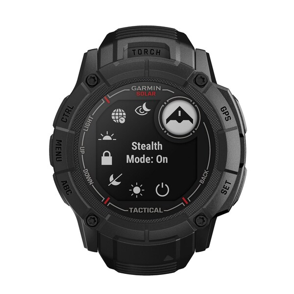 Garmin Instinct 2X Solar Smart Watch Tactical Edition, Black - 010-02805-13