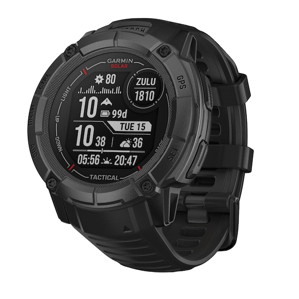 Garmin Instinct 2X Solar Smart Watch Tactical Edition, Black - 010-02805-13