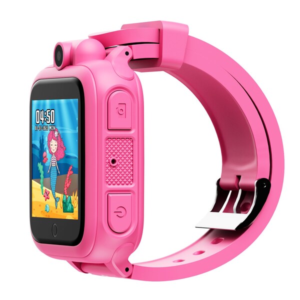 Contixo KW1 Smart Watch for Kids with Educational Games, HD Touch Screen, Camera & MP3 Music Player, Pink - KW1-PINK
