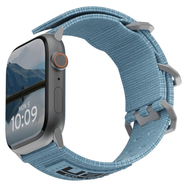 Urban Armor Gear Nato Eco Watch Strap For Apple Watch 42mm / 44mm / 45mm / 49mm, Cloud Blue - 194159114151