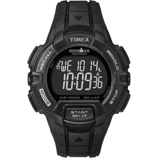 Timex Ironman 30-Lap Rugged Full-Size Watch - Black - T5K793