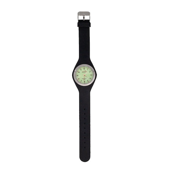 Zayaan Health Scrub Wear Chroma Balance Medical Watch, Black - BLZH-MS-DF12-1B