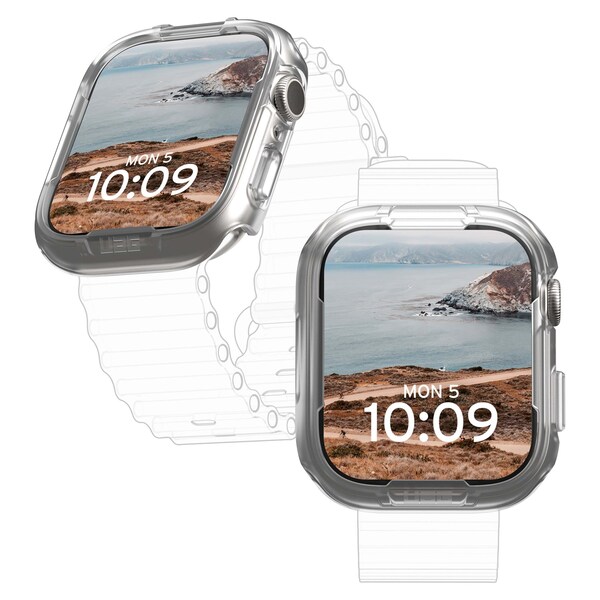 Urban Armor Gear Scout Case For Apple Watch 45mm, Clear - 1A4415114G4G