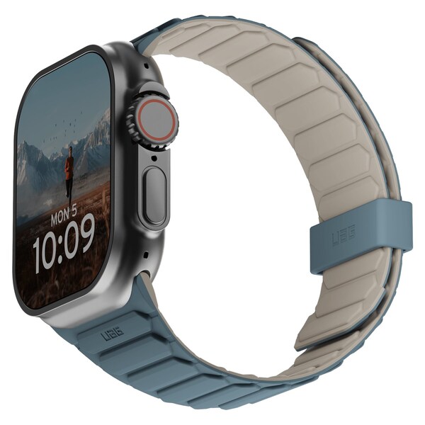 Urban Armor Gear Pathfinder Watch Strap For Apple Watch 42mm / 44mm / 45mm / 49mm, Dune And Cloud Blue - 194161118051