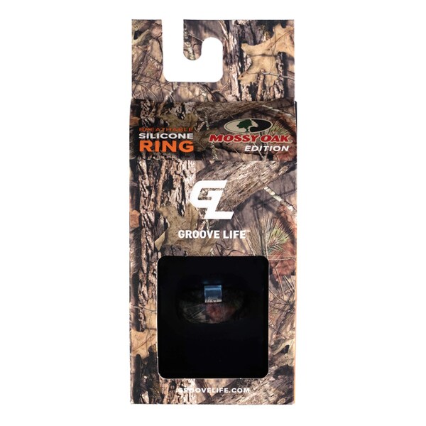 Groove Life Groove Life Mossy Oak Unisex Original Camo Round Brown Ring Silicone Water Resistant Size 10 - R6-001-10