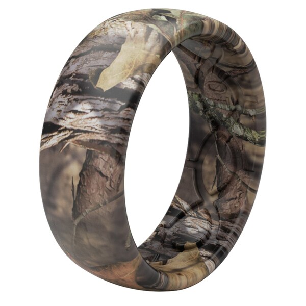 Groove Life Groove Life Mossy Oak Unisex Original Camo Round Brown Ring Silicone Water Resistant Size 10 - R6-001-10