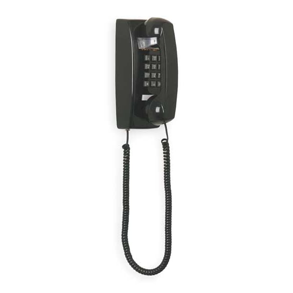 Cetis Standard Wall Phone, Black - 2554W NOMW (BK)