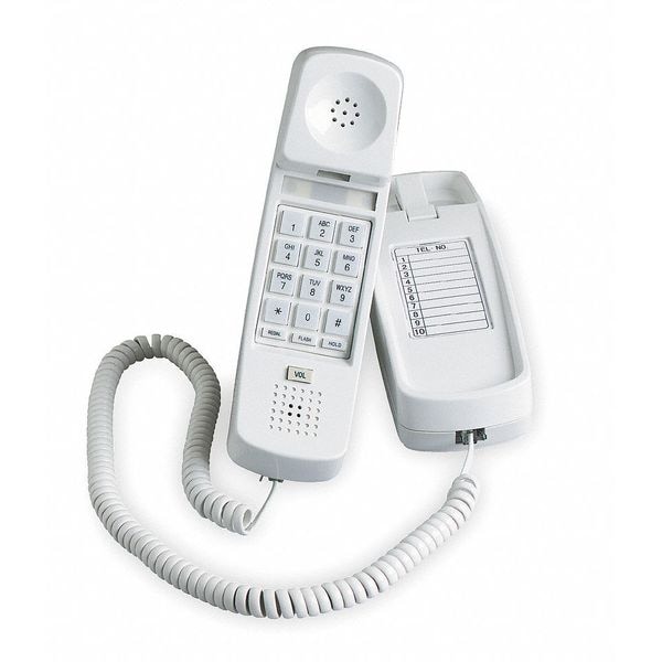 Cetis Trimline Phone, White - 205T (WHITE)