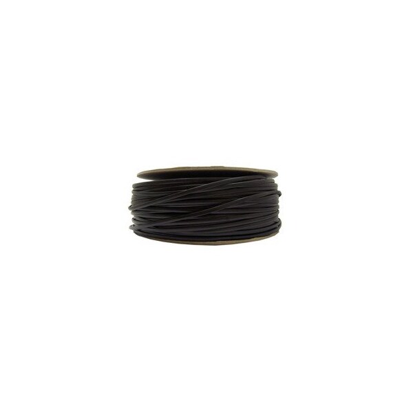 Swe-Tech 3C Bulk Flat Phone Cord, Black, 26/4 26 AWG 4 Conductor, Spool, 1000 foot - FWT8604-1000FBK