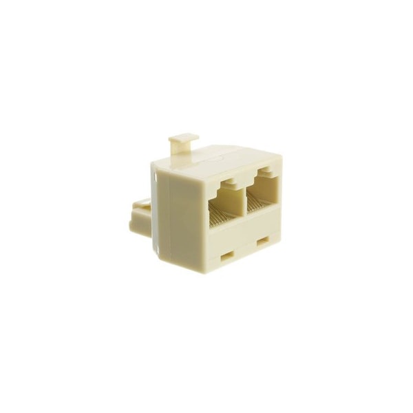 Swe-Tech 3C Phone Splitter Straight, RJ45 8P8C Male to 2 RJ45 8P8C Female - FWTPA-8P8C-ST