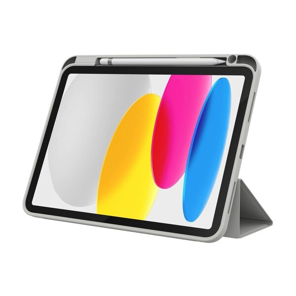 Jcpal 10.9 in. DuraPro Protective Folio Case for iPad, Light Grey - 2022 - JCP5432