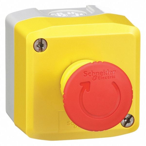 Estación de Control con Botón de Empuje Schneider Electric, 1NC, Cabeza de Champiñón - XALK178H7