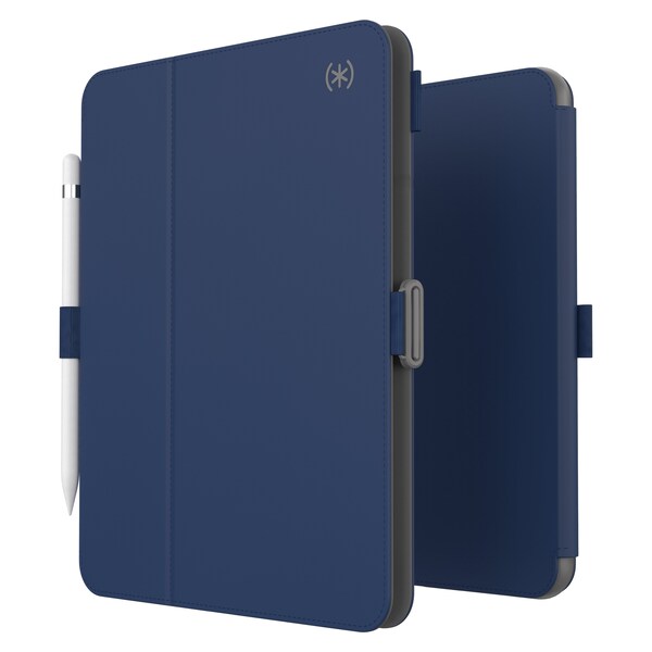Speck Balance Folio Case For Apple Ipad 10.9 2022, Arcadia Navy And Moody Grey - 150226-9322