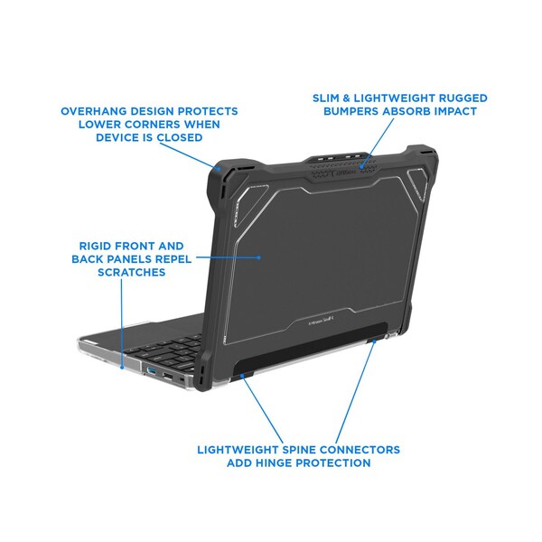 Max Cases EXT SHLL LENOVA BLK CLR G3 - LN-ESL-100E-G3-BCLR