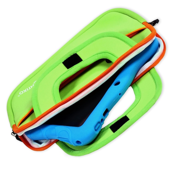 Contixo TB02 Protective Carrying Bag Sleeve Case for 10in. Tablets, Green - TB02-GRN