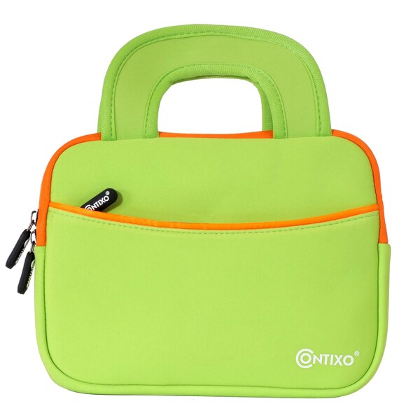 Contixo TB02 Protective Carrying Bag Sleeve Case for 10in. Tablets, Green - TB02-GRN