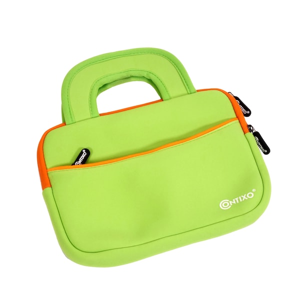 Contixo TB02 Protective Carrying Bag Sleeve Case for 10in. Tablets, Green - TB02-GRN