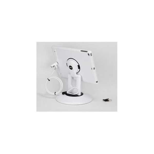 Aidata Corp Co Ltd Aidata USA IA-1004WL Locking iPad Air & iPad Air 2 Station Stand - White - IA-1004WL