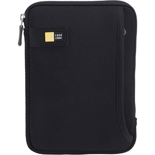 Case Logic Black 7 in. Zippered Tablet Sleeve With Outer Pocket - TNEO-108BLACK