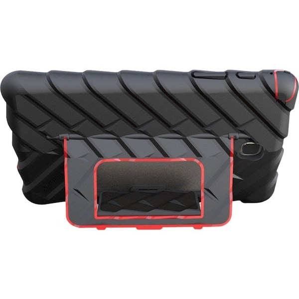 Gumdrop BLACK RED HIDEAWAY WITH STAND STAND RUGGED SAMSUNG GALAXY TABA9.7 - GS-SGTA97-BLK_RED
