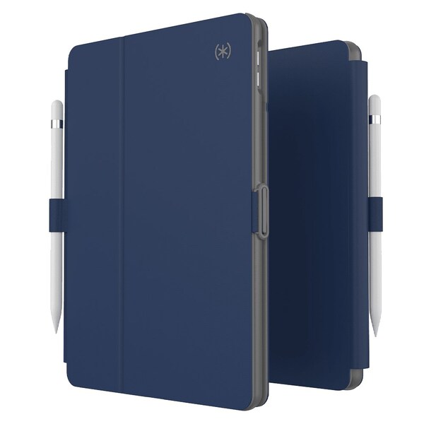 Speck Balance Folio Case For Apple Ipad 10.2, Arcadia Navy And Moody Grey - 138654-9322