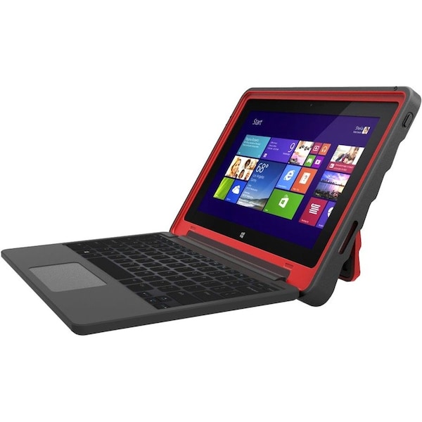 Gumdrop BLACK RED HIDEAWAY DELL VENUE10 PRO 5000 - GS-DV10P5-BLK_RED