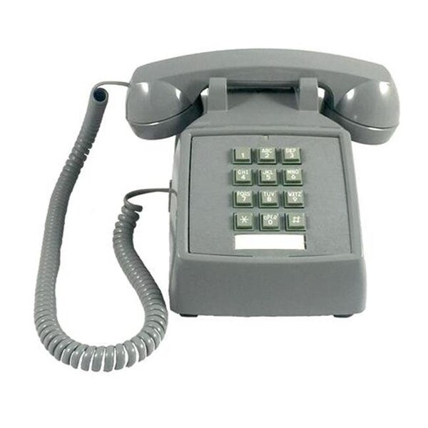 Teledynamics Teledynamics ITT-2500-V-SL Desk with Volume Slate - Silver - ITT-2500-V-SL
