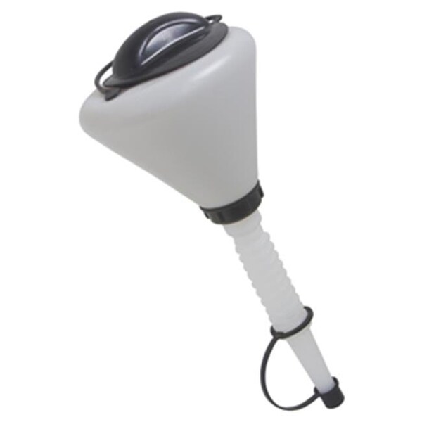 Lisle LISLE ORATION AL19832 1.6 Qt. Plastic Funnel with Lid & Spout Cap - AL19832