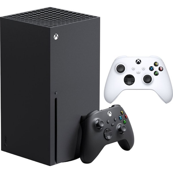 Microsoft Xbox Series X 1TB Gaming Console & White Controller Total of 2 Controllers Included - RRT-00001B