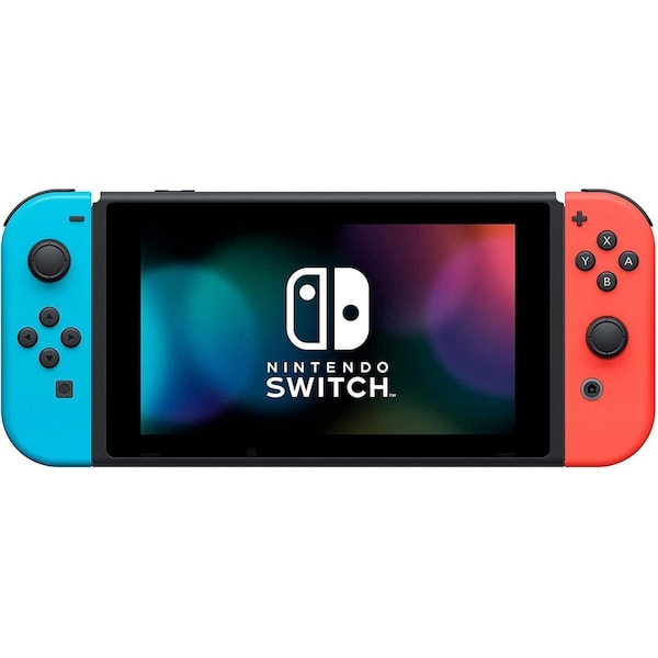 Nintendo Switch 32GB Console - Neon Red/Neon Blue Joy-Con Model No 5670100 - HADSKABAA