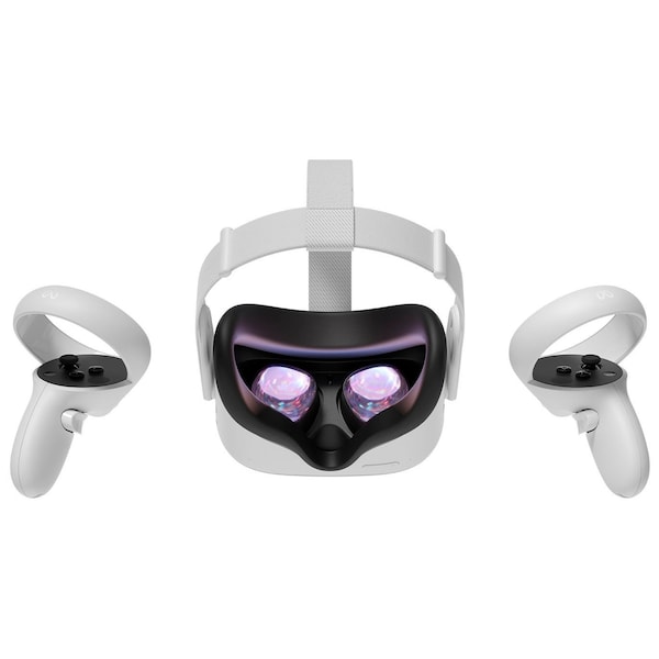 Meta Oculus Quest 2 Advanced All-in-One VR Headset 128GB, White - 899-00182-02
