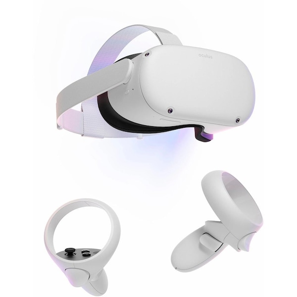 Meta Oculus Quest 2 Advanced All-in-One VR Headset 128GB, White - 899-00182-02