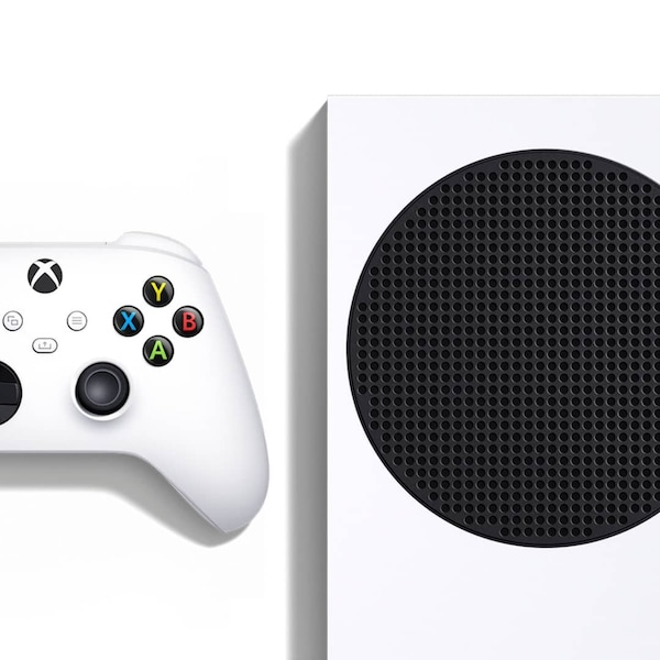 Microsoft Xbox Series S 512 GB All-Digital Gaming Console & White Controller 2 Controllers Included - RRS-00001B