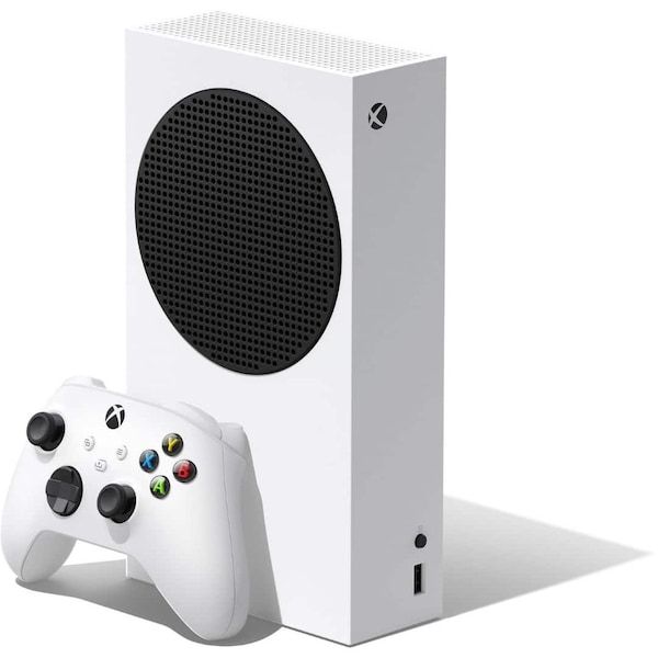 Microsoft Xbox Series S 512 GB All-Digital Gaming Console & White Controller 2 Controllers Included - RRS-00001B