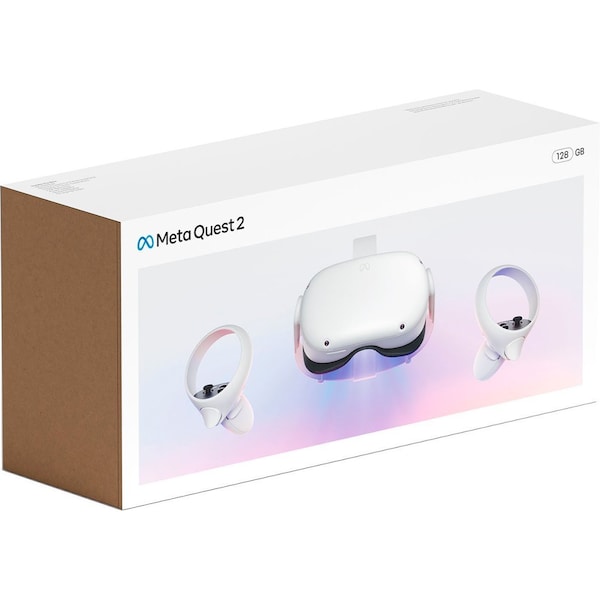 Meta Oculus Quest 2 Advanced All-in-One VR Headset 256GB, White - 301-00351-02