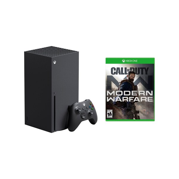Microsoft Xbox X Bundle With Call of Duty Modern Warfare Game - RRT-00001-6