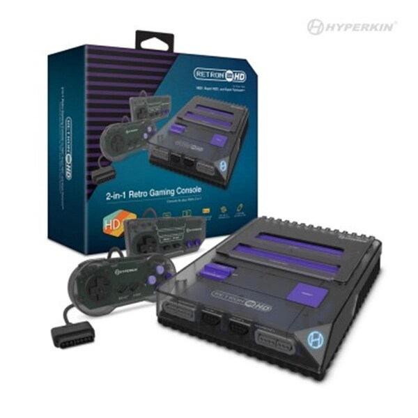 Hyperkin Super Famicom HD for NES Gaming Console, Space Black - M02888-SB