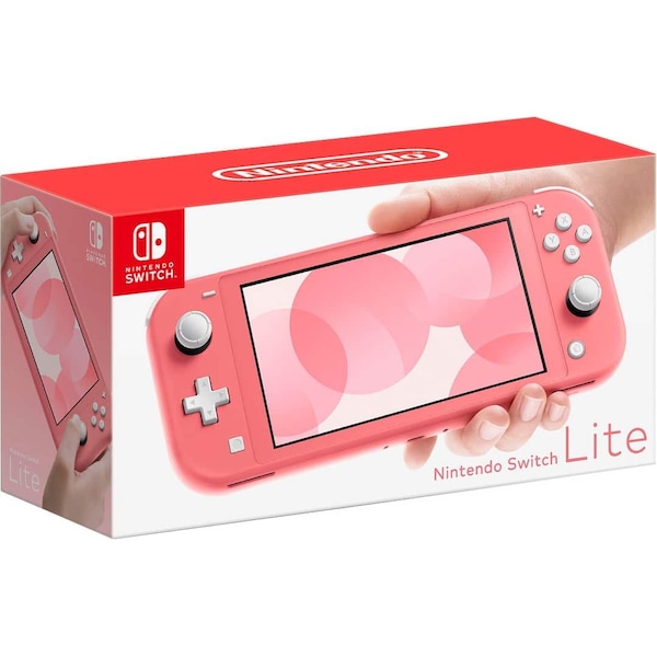Nintendo Switch Lite Coral Bundle With Paper Mario: The Thousand-Year Door Game - HDHSPAZAA-4