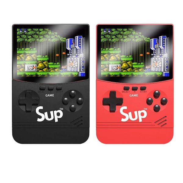 Zunammy Portable Video Game with Power Bank Capabilities, Black - FS2006BK