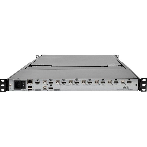 Tripp Lite NETDIRECTOR 8-PORT 1U RACK-MOUNT CONSOLE HDMI KVM SWITCH WITH 17 IN. LCD AND IP - B030-008-17-IP