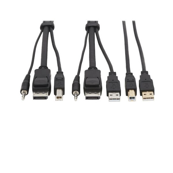 Tripp Lite Displayport Kvm Cable Kit 4K U, P783-006-U - P783-006-U