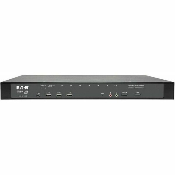 Tripp Lite 8-PORT CAT5 KVM OVER IP SWITCH WITH VIRTUAL MEDIA - 1 LOCAL & 1 REMOTE USER, 1U - B064-008-01-IPG