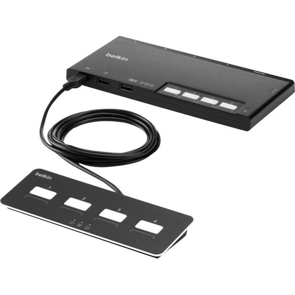 Belkin 4 Port Dual Head Mode S KVM - F1DN204MOD-BA-4