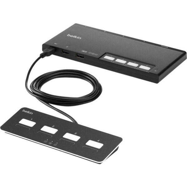 Belkin MDLR 4-PT 2 HD HDMI SKVM W/RMT PP4.0 - F1DN204MOD-HH-4