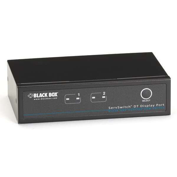 Black Box 2 Port Display Port Kvm w/ Usb And Aud - KV9702A