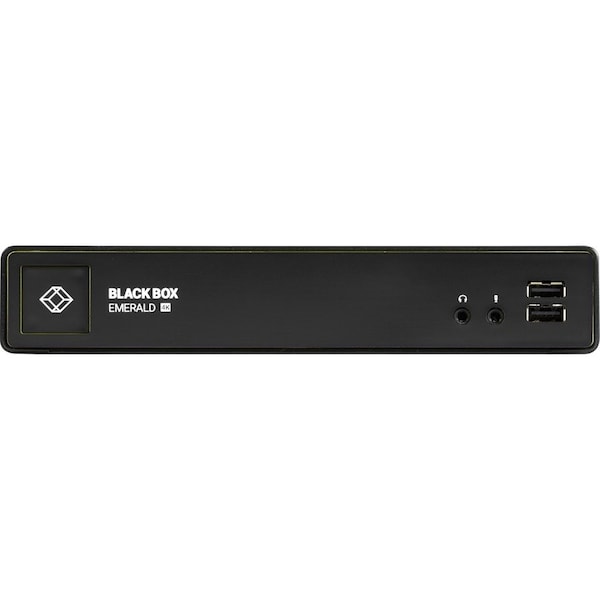 Black Box 4K DISPLAYPORT KVM-OVER-IP EXTENDER RECEIVER - SINGLE-HEAD, V-USB 2.0, AUDIO, VI - EMD4000R