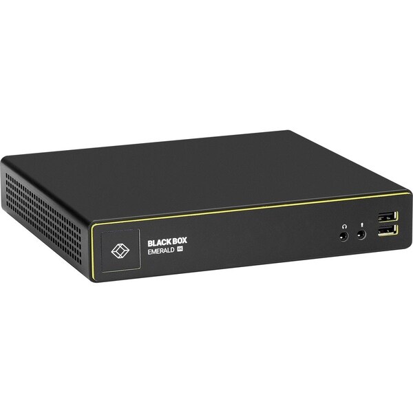 Black Box 4K DISPLAYPORT KVM-OVER-IP EXTENDER RECEIVER - SINGLE-HEAD, V-USB 2.0, AUDIO, VI - EMD4000R