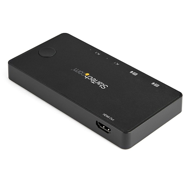 Startech.Com 2 PORT UHD COMPACT USB C KVM SWITCH - 4K 60HZ ON 1 HDMI 2.0 MONITOR & ALLOWS SWI - SV211HDUC