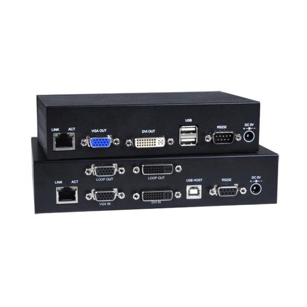 Network Technologies Vga/Dvi Usb Kvm Extdr Over Ip, ST-IPUSBVD-L-VW - ST-IPUSBVD-L-VW