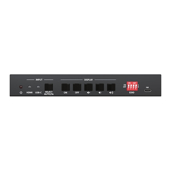 Bzbgear 2-Port 4K UHD KVM and Presentation Switcher with HDMI, USB-C and Us 3.0 - BG-PS21-4K